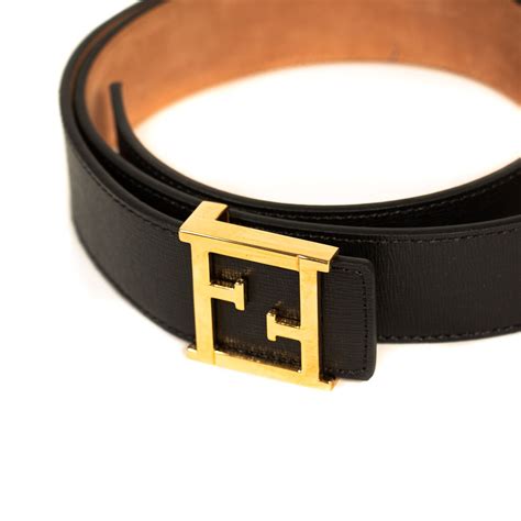 fendi double f chevron leather belt|fendi belt farfetch.